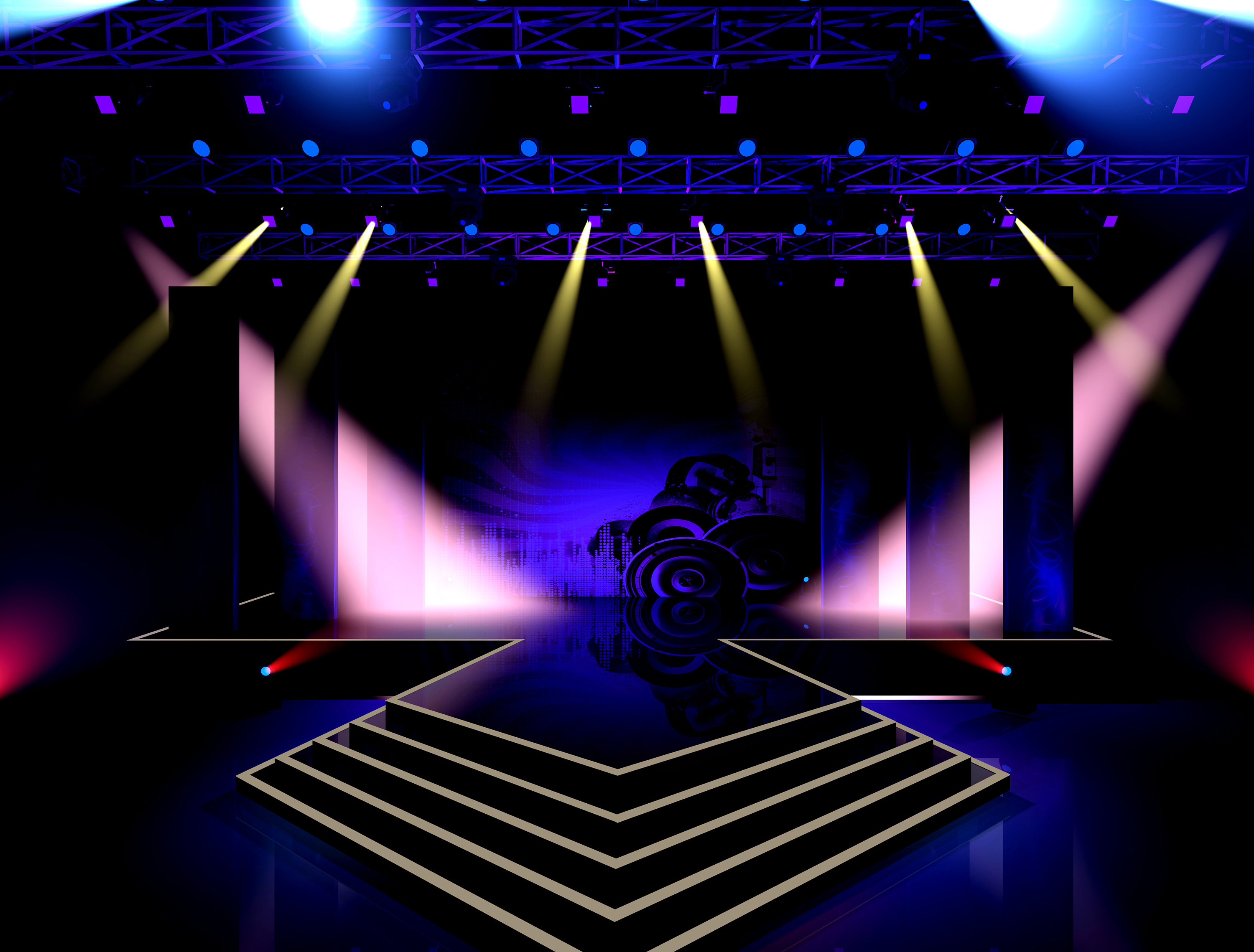 3d舞臺效果圖設(shè)計(jì)